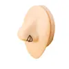 Anillo de nariz de 3 anillos de soldadura simple de moda se puede usar como anillo de cartílago de la oreja joyería para perforación corporal venta directa de fábrica anillo de nariz