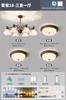 Lámpara de araña vintage estilo americano para sala de estar, Iluminación estilo francés de lirios del valle para dormitorio principal, Lámpara estilo mediados de siglo para recibidor principal de toda la casa, Lámpara para comedor