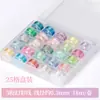 Linha Mágica de 3 Fios Cor que Muda Fio Mágico Fio Dourado e Prateado Fio Trançado à Mão Pulseira Corda Material para DIY Pacote Gradiente