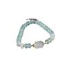 Nueva pulsera de estilo chino con cuentas de ábaco de aguamarina y jade para mujer, ligera, de lujo, nicho, exquisita calcedonia, marca de paz y seguridad.