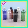Botella transparente de 100 ml con tapa ordinaria, botella con tapa de rosca azul, botella de 100 ml con tapa de rosca marrón, botella para aceite esencial, botella para loción, botella para hidrosol
