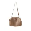 Bolso Boston de Cuero Genuino para Mujer 2026 Nuevo Estilo Moda Bolso de Hombro Cruzado para Viajar Bolso Casual Texturizado de Piel de Vaca de Primera Capa