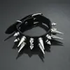 Nuevo brazalete de remaches punk de doble fila estilo europeo y americano, pulsera personalizada para hombre, accesorio de joyería de remaches hip-hop