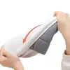 Pantuflas Impermeables de Algodón con Pluma para Mujer Invierno Interior Hogar Suela Gruesa Antideslizantes Cubre Dedos con Felpa Cálida Pantuflas de Algodón Uso Exterior Otoño Invierno