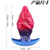 Nuevo producto C184 tapón anal de silicona líquida de forma irregular, usable para uso en exteriores, tapón anal grande para expansión anal, unisex, disponible para venta al por mayor