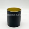 Hongyu Personalizado 88100 Tinta Metálica Preto Fosco e Branco Vela Perfumada Copo 400ml Copo de Vidro para Vela Copo Vazio