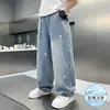 Pantalones Ligeros de Verano para Niños 2026 Modelo Nuevo Jeans para Niños Mayores Pantalones Largos de Verano Pantalones de Verano para Niños a Prueba de Mosquitos