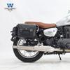 Muscle car Lobo adequado para Qianjiang Yi 500 bolsa lateral retrô caixa de borda lateral modificação impermeável liberação rápida bolsa de capacete Especial
