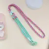 Cordão de celular transfronteiriço, alça de pulso ajustável, pode ser usado na transversal ou no pescoço, design trançado, adequado para viagens, atacado e estilo minimalista