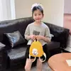 Mochila Infantil Dibujos Animados Luna Pequeña Colgante de Felpa Bolso de Doble Hombro Lindo Bebé de Guardería Viaje Mini Mochila