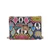 Bolso de cadena de nube para mujer 2022, bolso cruzado para mujer, bolso cuadrado pequeño coreano combinable con todo, mini bolso con estampado de serpiente