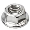 Tuerca de Brida de Acero Inoxidable 304 Rosca Inversa Superficie de Brida Tornillo Izquierdo Tuerca Dentada Fabricante Mayorista M4/M6/M8