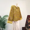 Zhi Li Chaqueta de Brocado Estilo Chino Nacional Viento Otoño Nuevo 2026 Cuello Redondo Moda Artículo Caliente Top Mujer