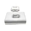 Novo material para carimbo fotossensível Hengyin US com almofada fotossensível de borboleta com janela de perspectiva cabo de cristal material para carimbo branco
