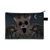 Bolsa de Almacenamiento Grande con Temática de Ciervos del Bosque, Estuche para Lápices de Papelería Estudiantil, Bolsa con Cremallera de 99 Noches, Billetera