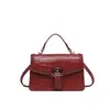 Bolsa de Mão Pequena com Padrão de Crocodilo Transfronteiriça para Mulheres 2026 Nova Moda Versátil para o Dia a Dia Bolsa de Ombro Bolsa Transversal Texturizada