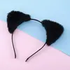 Diadema Nueva de Lindo Estampado de Leopardo para Niñas en Otoño e Invierno, Diadema de Felpa con Orejas de Gato, Lindo Accesorio para el Cabello de Fiesta, Venta Directa de Fábrica al por Mayor