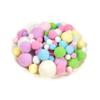 Pelota de Pelo Pequeña de Color Elástico Alto Mixta para Manualidades Infantiles Creativas Hecha a Mano Bola de Pelo con Purpurina Tamaño Mixto Material para Joyería