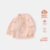 Cardigã de Malha para Meninas 2026 Primavera e Outono Novo Estilo Bordado Floral Casaco Suéter Pele Macia Amiga da Pele Elegante Top