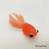 Brinquedo de Peixe Dourado Borracha Macia Grande Colorido Realista Modelo de Peixe Dourado Falso Brinquedo de Pesca Infantil para Jardim de Infância Brinquedo de Brincar na Água para Bebê