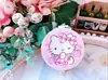 Estilo Japonés Linda Kuromi Chica Corazón Cinta Métrica Cinta Métrica Redonda Portátil Cinta Métrica Telescópica Automática Cinta Métrica Suave