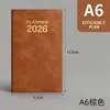 Planejador de Agenda Transfronteiriça 2026 Caderno Personalizado A5 Logo de Alto Valor Escritório Exportação Papelaria Bloco de Notas Planejador