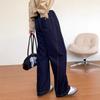 Forma de cuerpo de pera, Jeans que cubren las caderas y ocultan la carne, Pantalones banana elásticos de cintura alta talla grande, Nuevo estilo Otoño 2026, Pantalones curvos para mujer