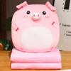 Serie Xianyu Almohada de Felpa Manta Animal de Dibujos Animados Almohada Manta Multifuncional Almohada para Siesta de Oficina Manta para Aire Acondicionado de Coche