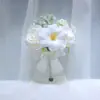 268 Ramo de Tulipanes Artificiales para Boda Producto Terminado de Gama Alta Romántico Registro de Matrimonio Flor de Mano Decoración Atrezo para Foto