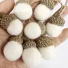 Materiales para decoración de bolas de bellota DIY de fieltro de lana transfronterizo para arreglo de escena navideña y adornos para árbol de Navidad