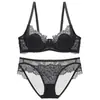 Lingerie sexy de verão, sutiã fino de renda estilo francês com orelhas de coelho, projetado para fazer seios grandes parecerem menores e prevenir a flacidez, conjunto de lingerie plus size