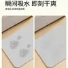 Alfombrillas de Baño Retro para Uso Doméstico, Fáciles de Cuidar, Absorbentes de Agua, Secado Rápido, Lavables, Resistentes a Manchas, Alfombrillas de Piso Antideslizantes de Lodo Diatomeas