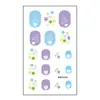 Fábrica Zhengxiang Adesivos de Unha Personalizados Adesivos para Nail Art em Gel Película de Esmalte à Prova d'Água Pó Glitter Cintilante Folha de Ouro Adesivos 3D de Imitação de Diamante