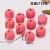 Paisaje en Miniatura Simulación Frutas Luminosas Verduras Comida Juguete Figura de Resina Pinza para el Cabello Decoración DIY Accesorios Figura Pequeña Tridimensional
