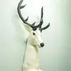Modelo de papel de ciervo colgante de pared decoraciones de pared decoraciones de pared bar casero pared Corte de papel DIY