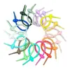 Acessórios de Abraçadeira de Silicone DIY Chaveiro de Boneca Cordão Organizador de Cabos de Dados Enrolador Armazenamento de Cabos de Dados