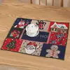 Mantel Individual Cuadrado Estilo Europeo Chengfeng Servilleta de Tela Alfombrilla Absorbente Mixta para Mesa de Comedor y Sala de Estar