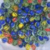 Cuentas de vidrio de colores canicas bola de vidrio de color sólido 16mm25MM bola de vidrio 8090 cuentas de cristal nostálgicas