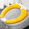 Pegatinas Adhesivas para Asiento de Inodoro con Adsorción Electrostática, Adecuadas para Todas las Estaciones, Lavables, para el Hogar y Viajes, Almohadillas para Asiento de Inodoro sin Rastro