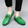 Zapatos Doudou Transfronterizos para Hombre Zapatos Slip-on Británicos Mocasines de Cuero Genuino Moda Casual Zapatos de Cuero Tallas Grandes Zapatos de Negocio para Hombre Pareja