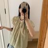 En Stock Primavera 2026 Nuevo Moda Coreana Elegante Casual Diseño Nicho Blusa Camisa Plisada