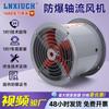 Ventilador Axial de Conducto para Sótano Resistente a Altas Temperaturas Bt35-11 de Bajo Ruido, Ventilador Portátil de Acero al Carbono para Extracción