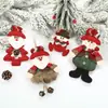 Nuevas Decoraciones para Árbol de Navidad Muñecos de Tela de Dibujos Animados Figura Creativa Navideña Adornos Colgantes Atmósfera Navideña Adornos Decorativos
