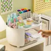 Caja de Almacenamiento Multifunción de Gran Capacidad para Archivos, Portalápices, Portalapiceros de Escritorio, Estante de Almacenamiento para Marcadores de Escritorio, Portalápices de Escritorio para Estudiantes y Oficina
