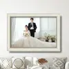 V45O foto de vestido de noiva grátis feita estúdio fotográfico moldura de foto de parede personalizada parede de fundo de sofá impressão de foto de família