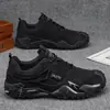 Nuevos Zapatos de Hombre de Otoño Malla Transpirable Suela Suave Ligera Zapatos de Senderismo Versátiles Zapatos Deportivos para Exteriores Zapatos Casuales de Papá de Moda