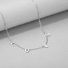 Fabricante Directo Collar Personalizado de Acero Inoxidable con Nombre en Letra Inglesa, Colgante de Cadena para Clavícula de Acero de Titanio para Mujeres