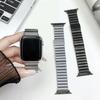 Adequado para Apple Applewatch S9 relógio um grânulo de fibra de carbono magnético 304 aço iwatch S8 pulseira