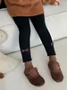 Pantalones de Abrigo Bu Mi Er Estilo Coreano Otoño/Invierno Cálidos Algodón Puro Pantalones de Una Pieza Engrosados de Algodón y Cachemira para Niñas Pantalones de Capa Base