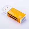 Aleación de Aluminio Sy-638 Lector de Tarjetas Cuatro-en-Uno Multifunción Lector de Tarjetas de Cámara Tf/Sd Fabricante Mayorista Transfronterizo